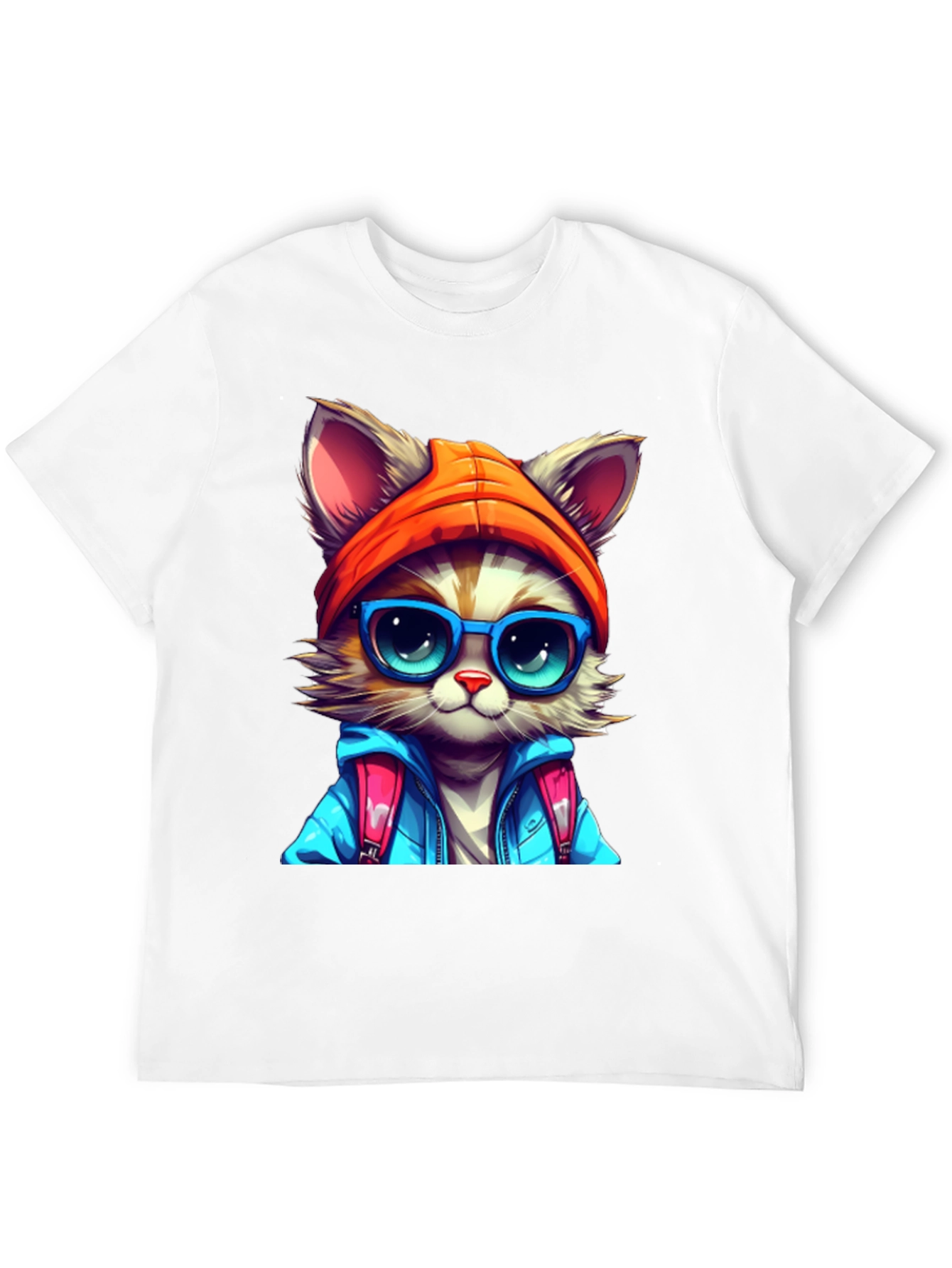 Cool Cat T-Shirt: Urban Style Kitten Tee