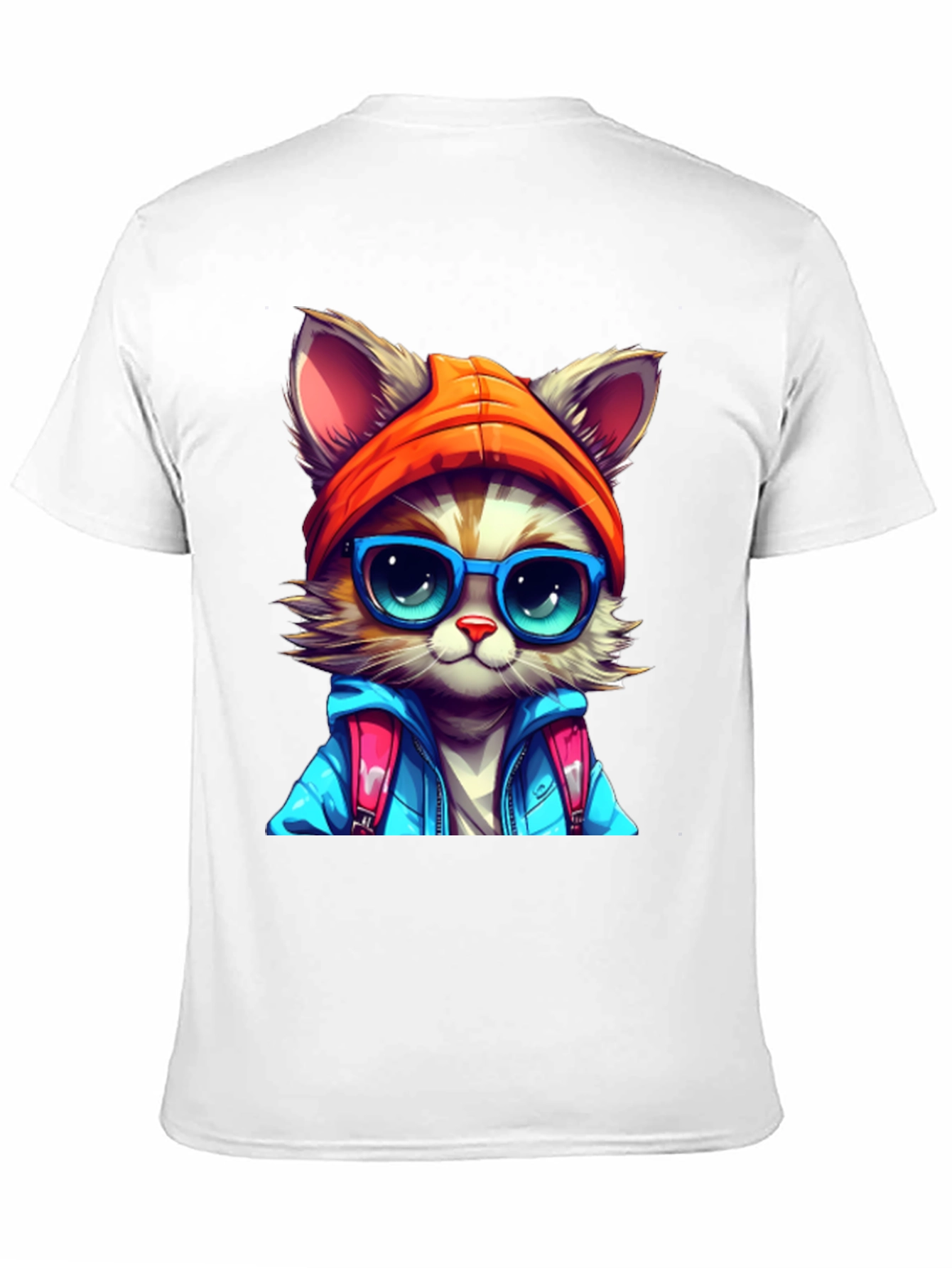 Cool Cat T-Shirt: Urban Style Kitten Tee