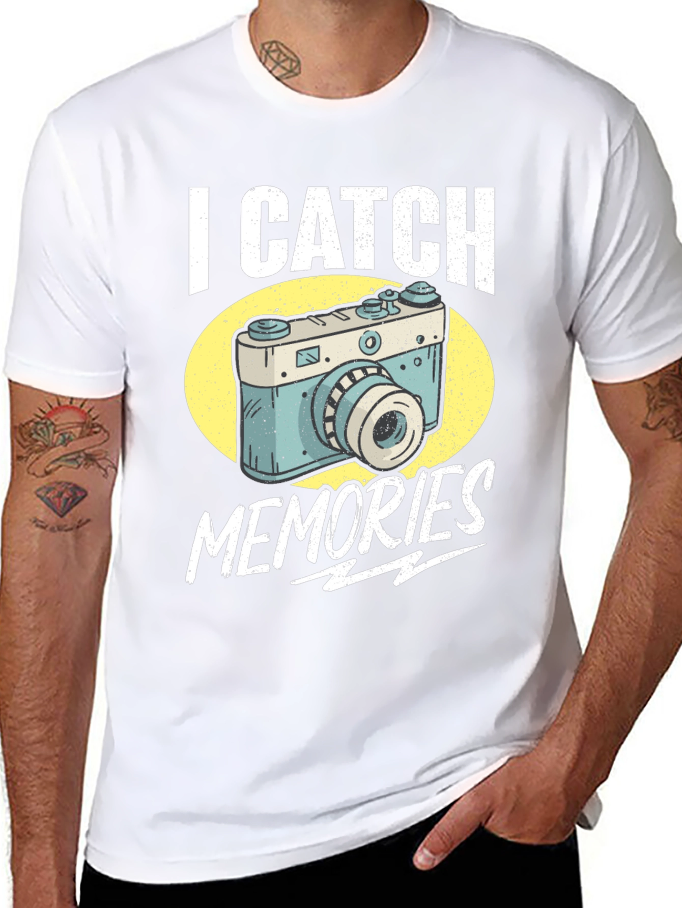 I Catch Memories Camera Graphic Tee