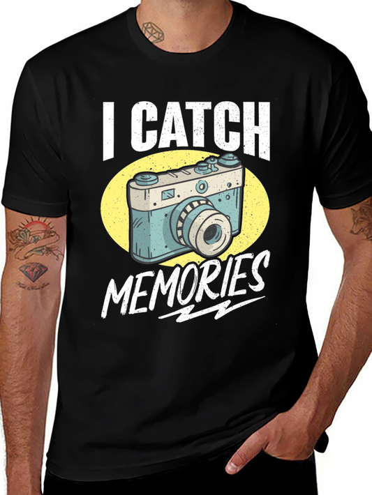 I Catch Memories Camera Graphic Tee