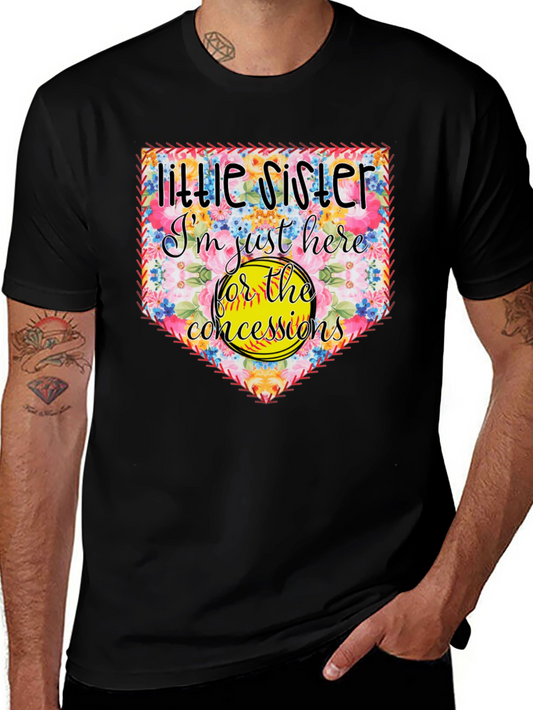 Little Sister Softball T-Shirt - Concessions Crew