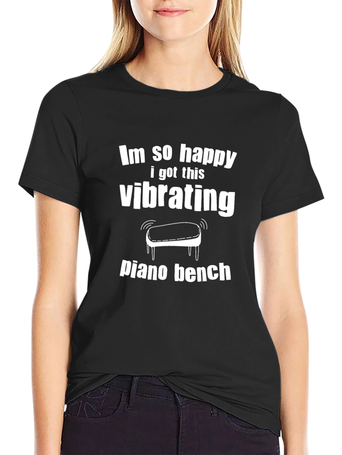 Vibrating Piano Bench T-Shirt