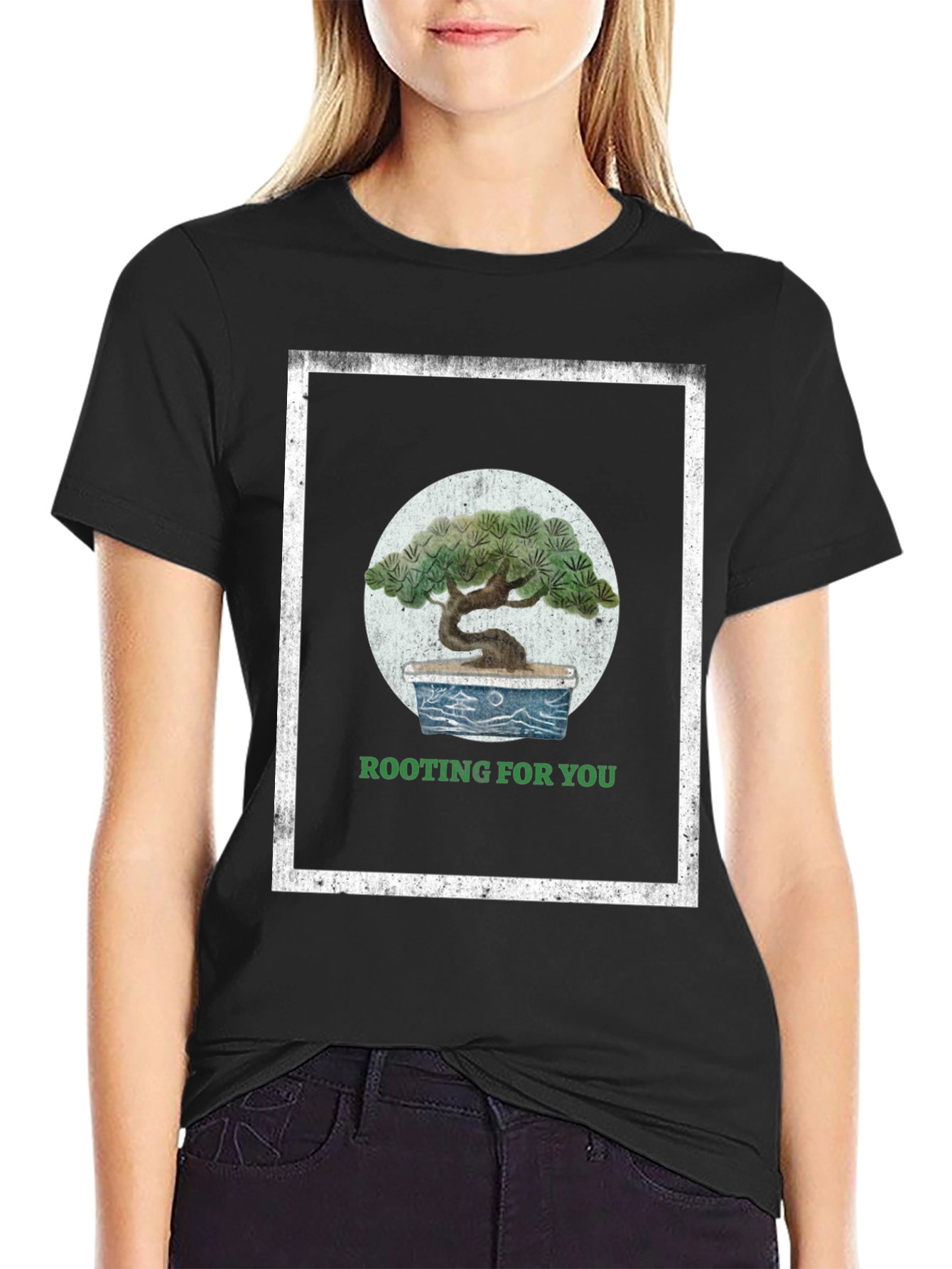 Rooting For You Bonsai Tree Graphic Tee