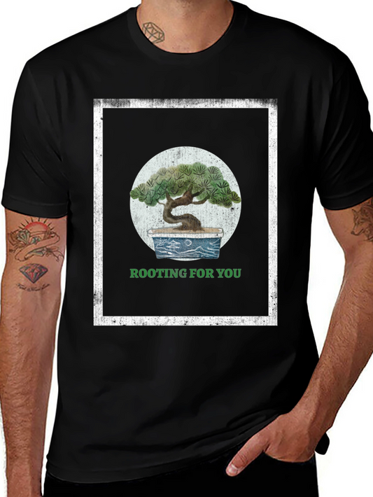 Rooting For You Bonsai Tree Graphic Tee