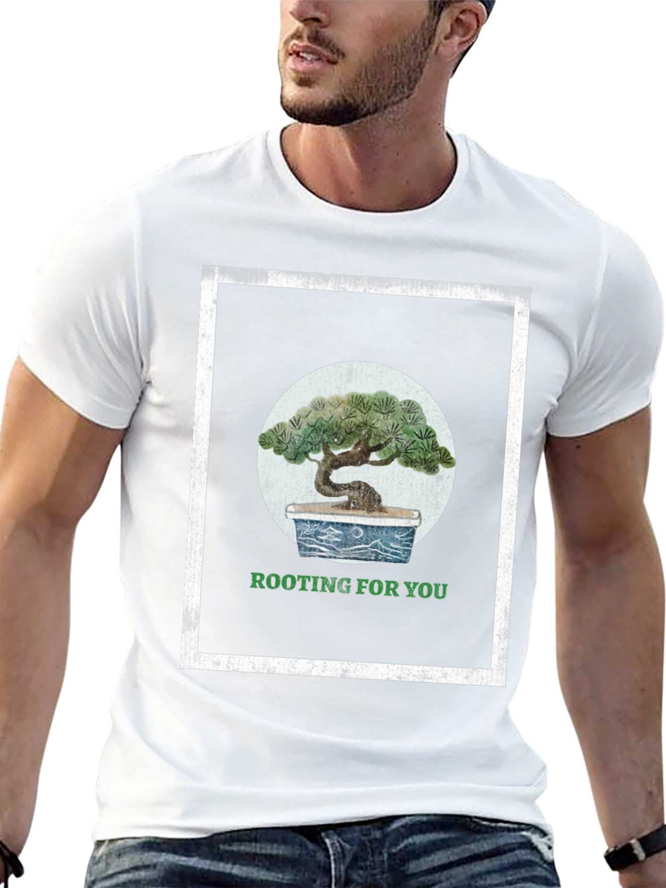 Rooting For You Bonsai Tree Graphic Tee