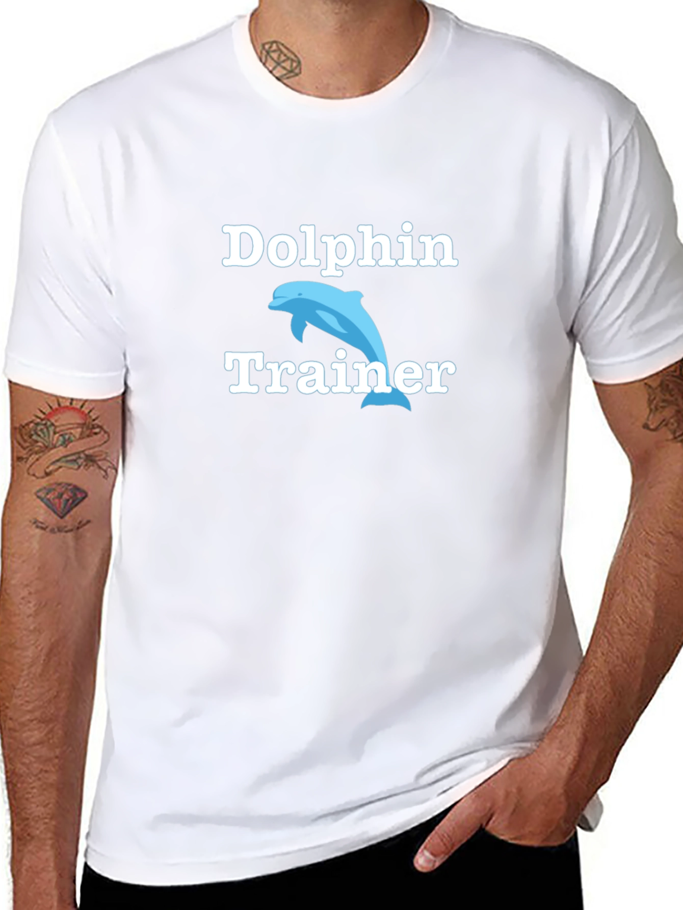 Dolphin Trainer Graphic T-Shirt