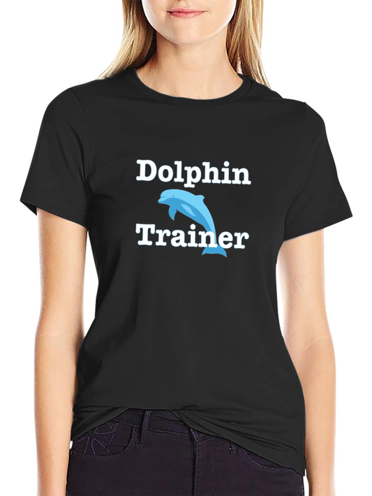 Dolphin Trainer Graphic T-Shirt