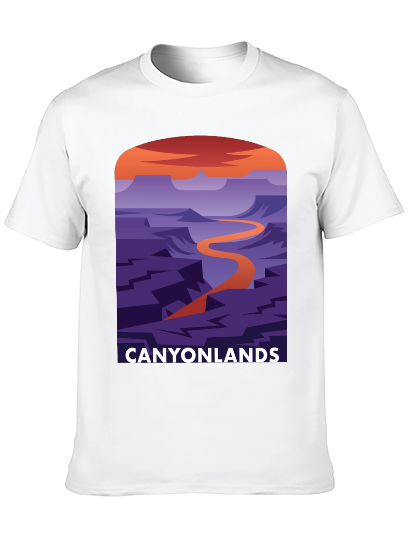 Canyonlands Graphic Tee - Black Cotton Blend