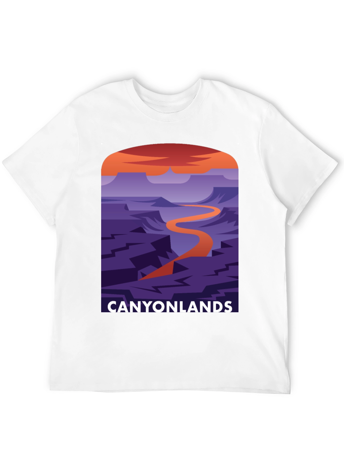 Canyonlands Graphic Tee - Black Cotton Blend