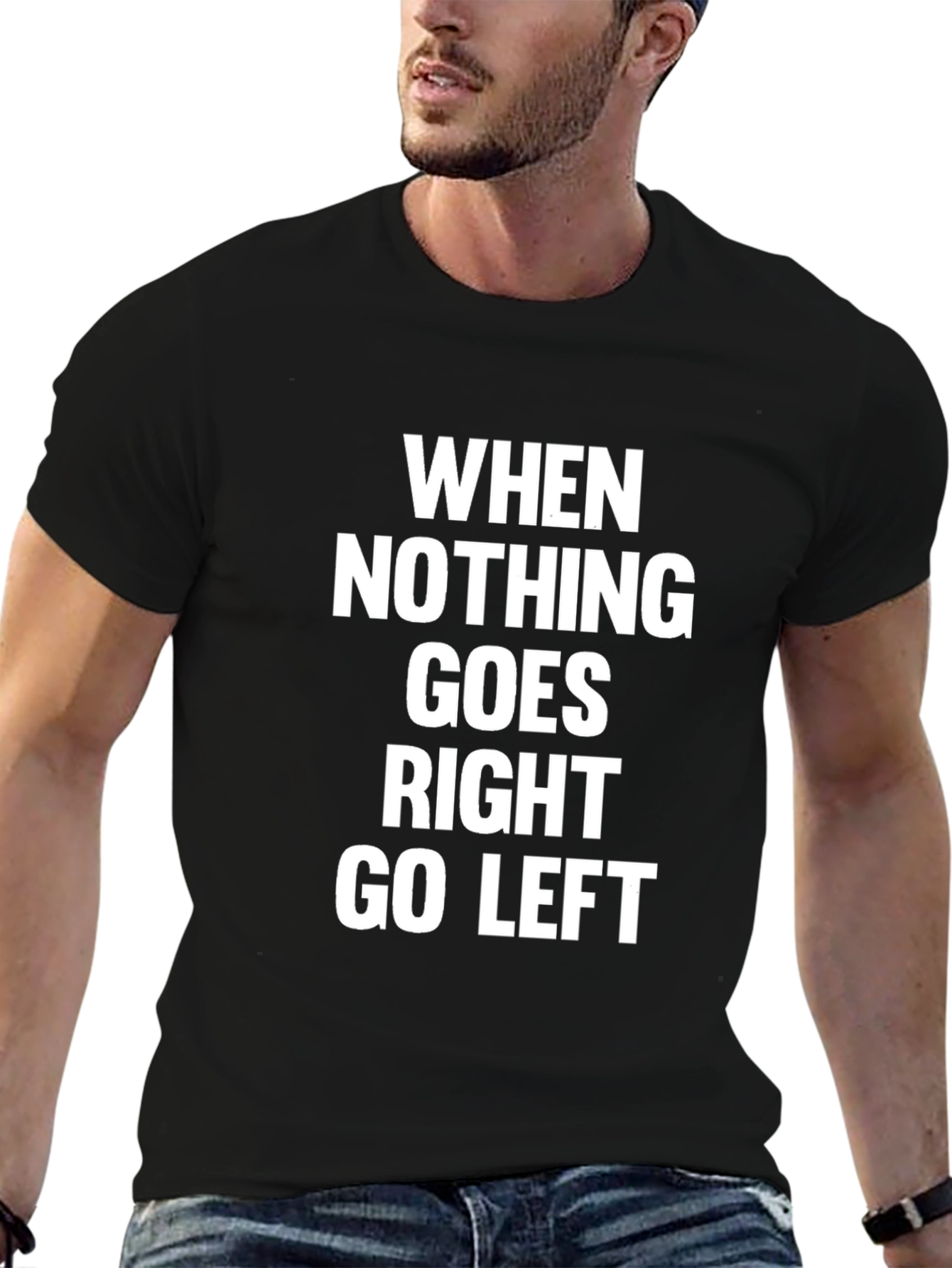 Go Left Graphic T-Shirt
