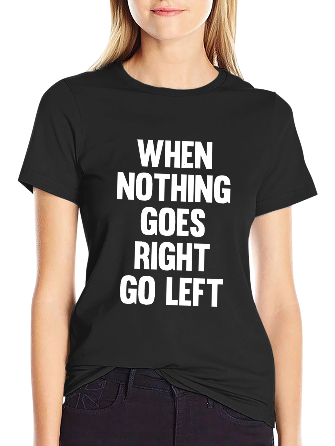 Go Left Graphic T-Shirt