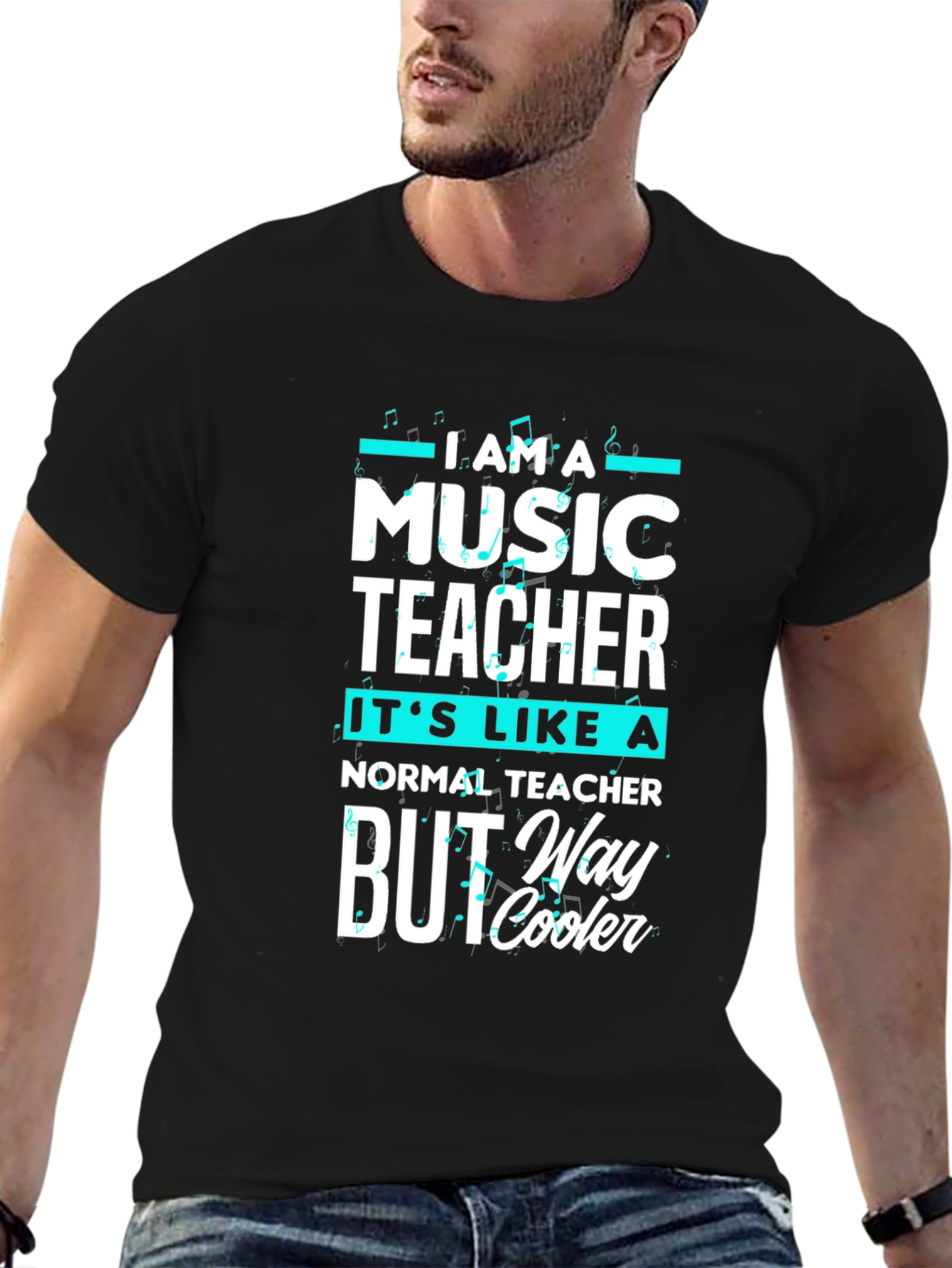 Music Teacher T-Shirt - Way Cooler Graphic Tee