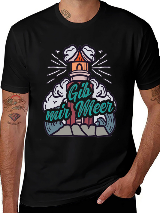 Gib Mir Meer Lighthouse T-Shirt - Unisex