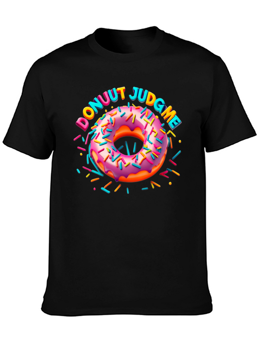 Donuut Judge Me Novelty Graphic T-Shirt