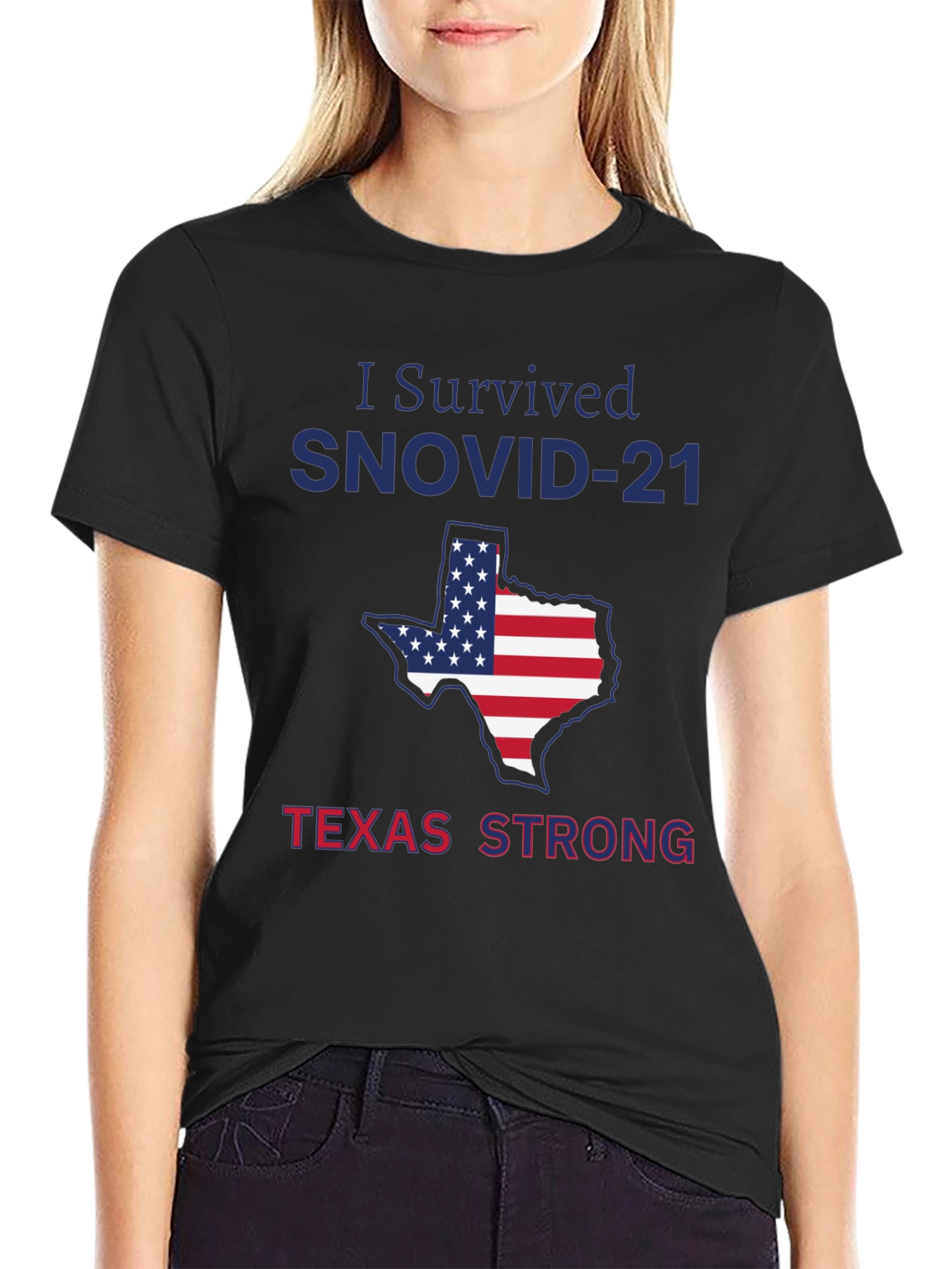 I Survived SNOVID-21 Texas Strong T-Shirt