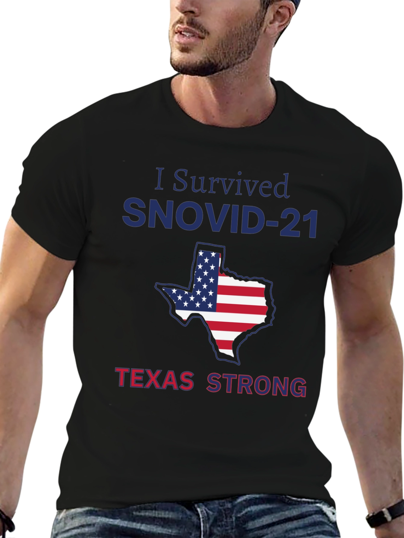 I Survived SNOVID-21 Texas Strong T-Shirt