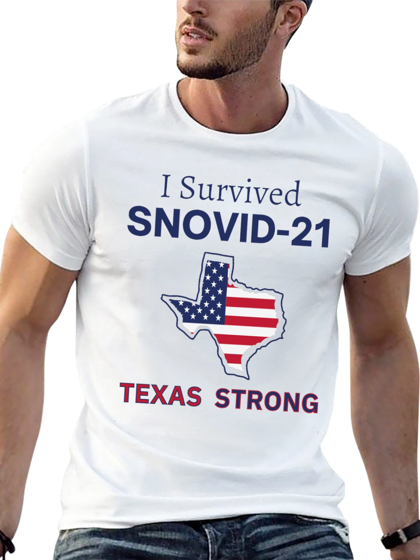 I Survived SNOVID-21 Texas Strong T-Shirt