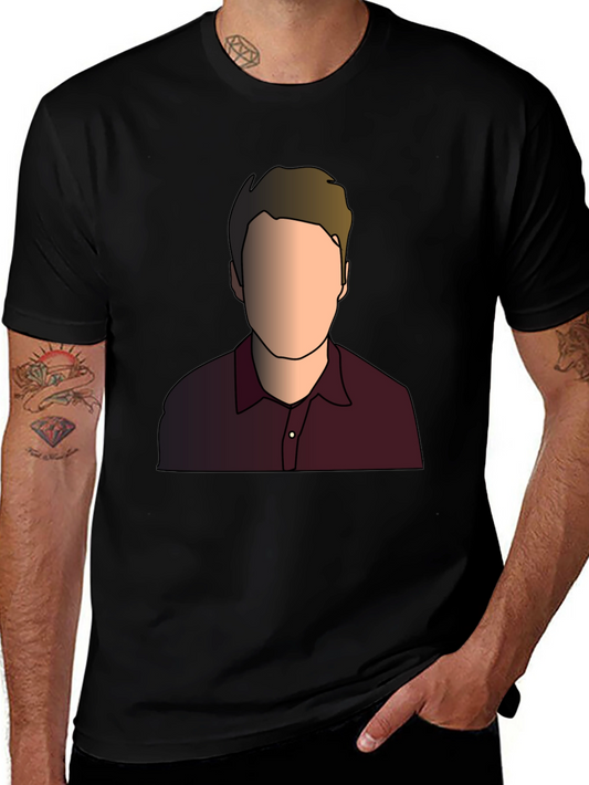 Illustrated Faceless Portrait T-Shirt
