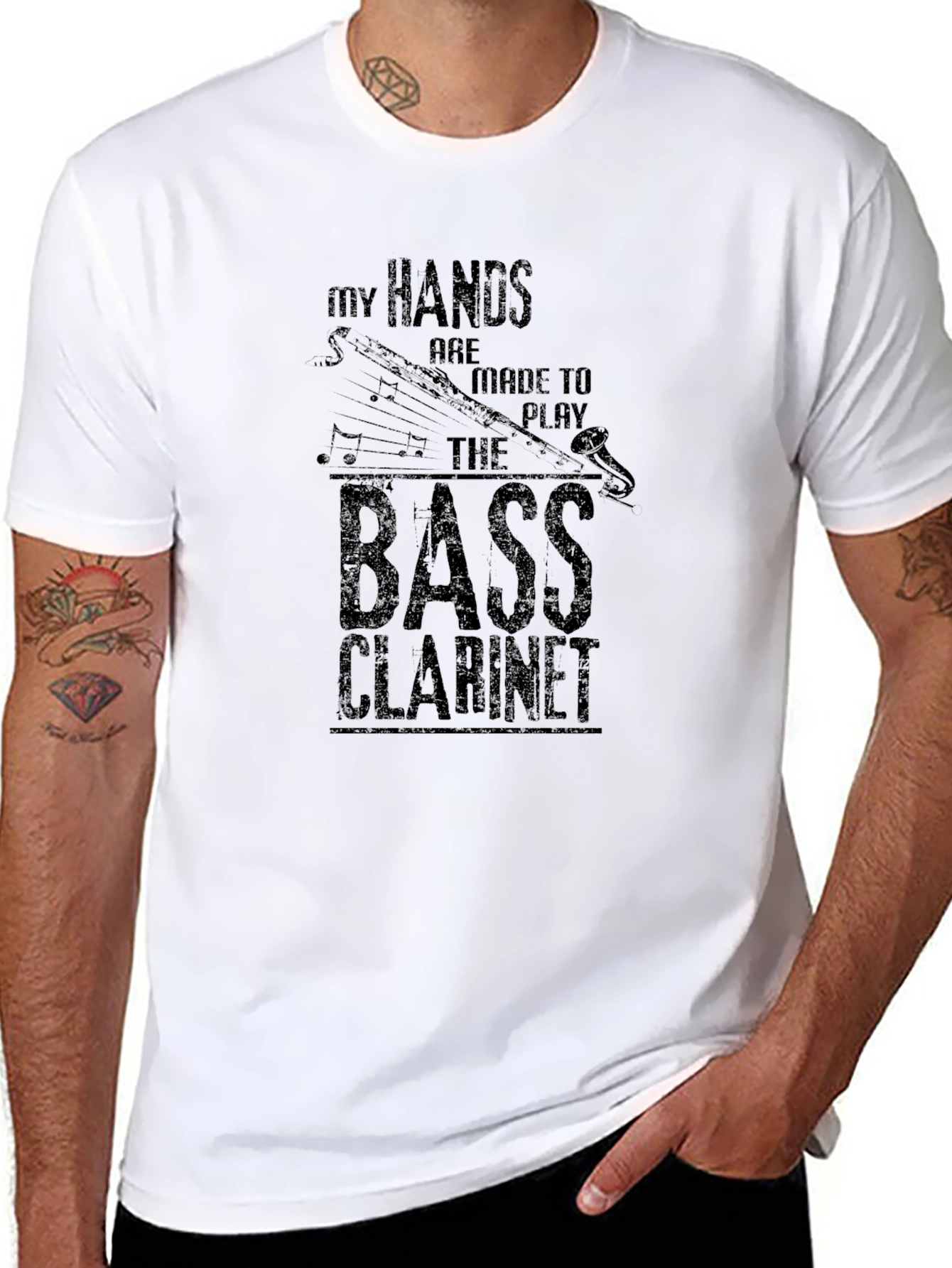 Bass Clarinet Player T-Shirt: Music Lover Tee