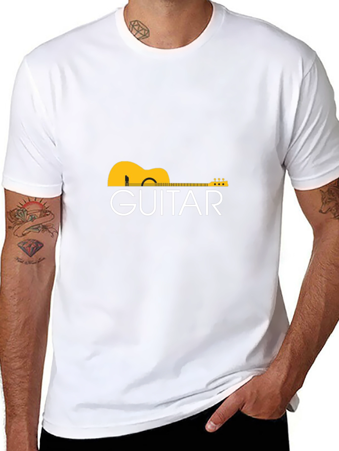 Guitar Graphic Tee - Classic Comfort