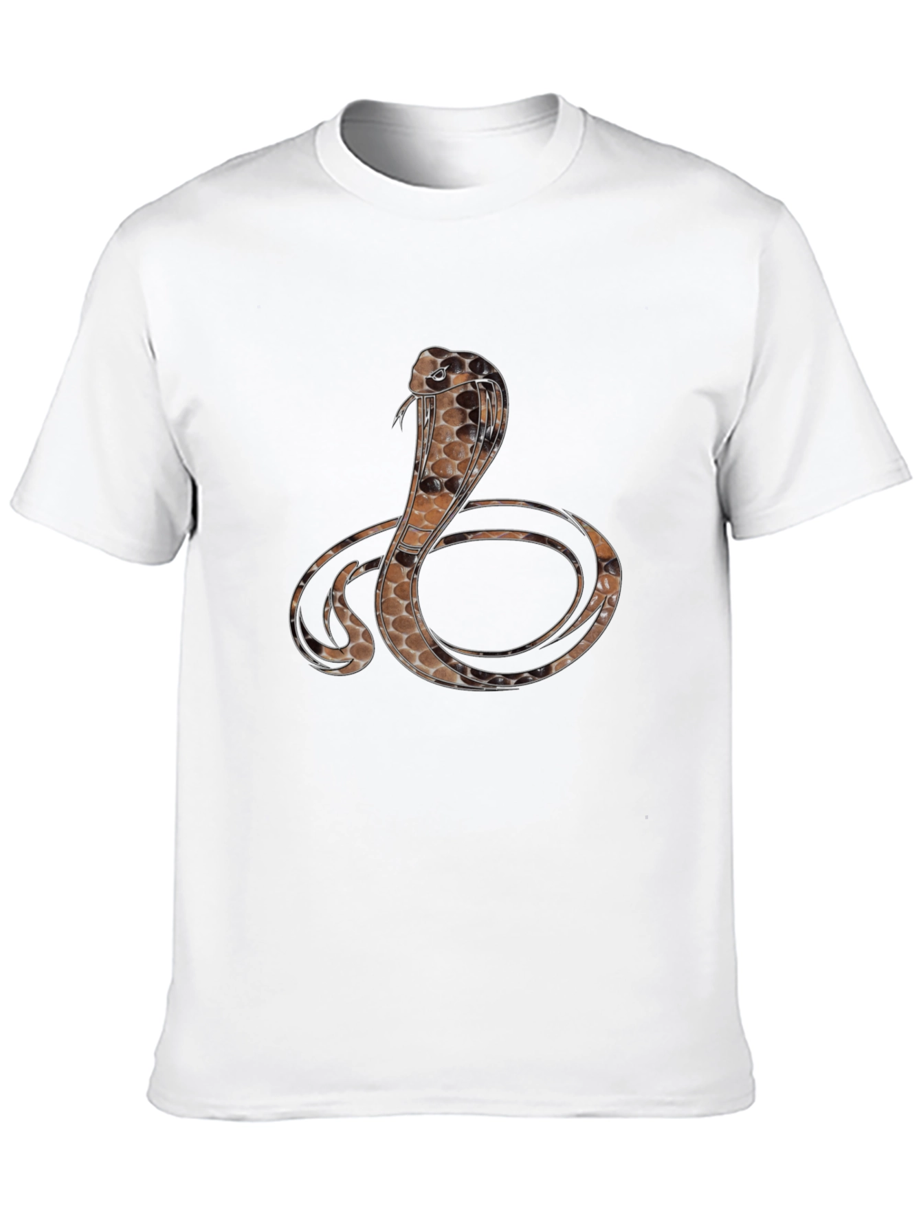 Cobra Graphic Print T-Shirt - Mens Black Tee