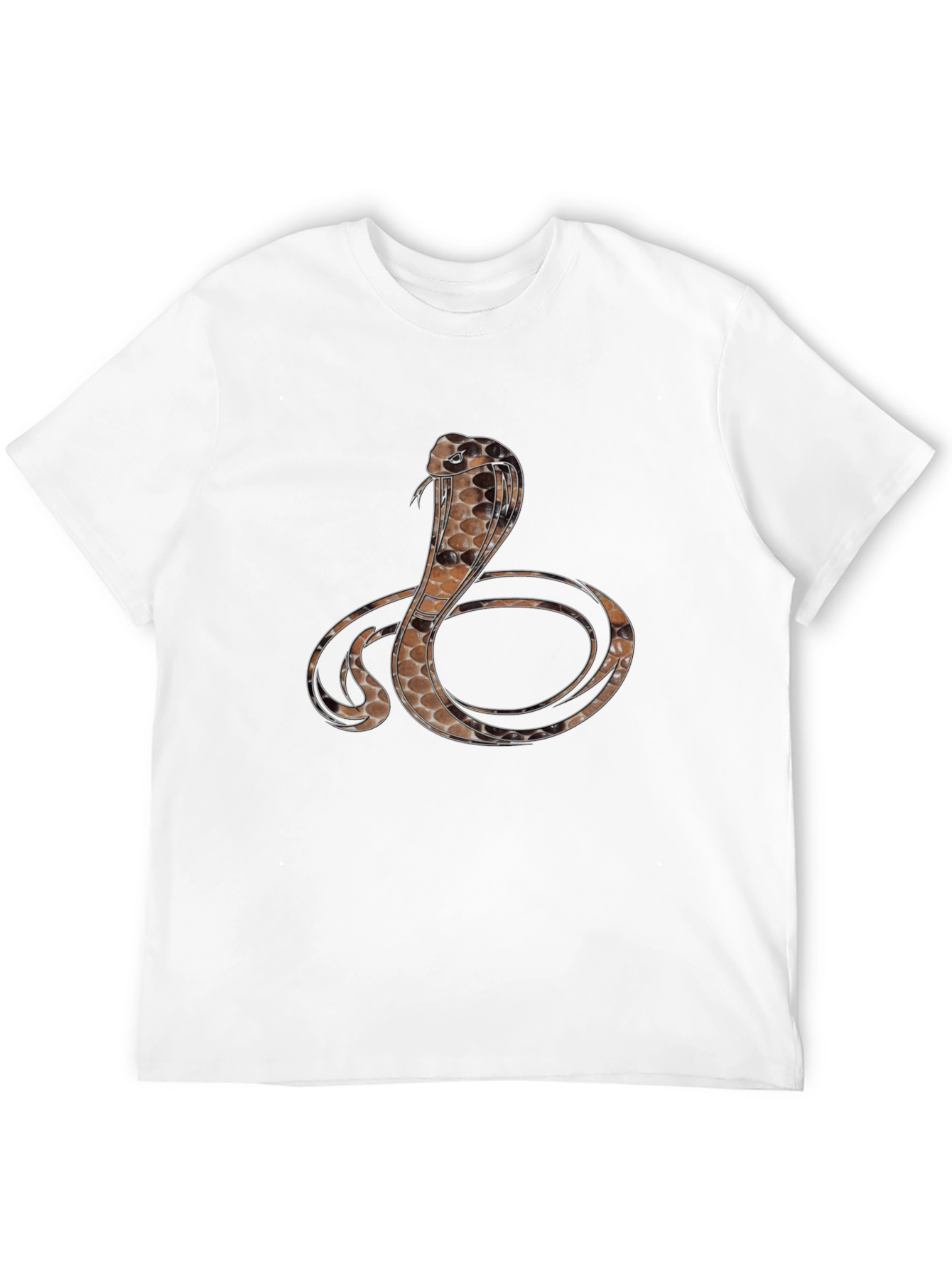 Cobra Graphic Print T-Shirt - Mens Black Tee