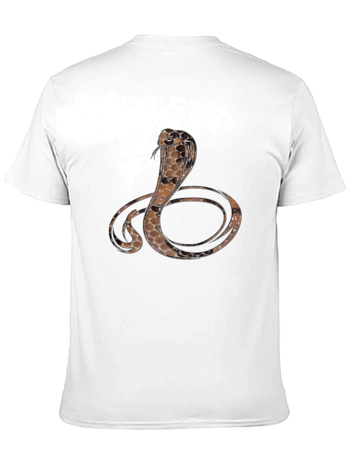 Cobra Graphic Print T-Shirt - Mens Black Tee
