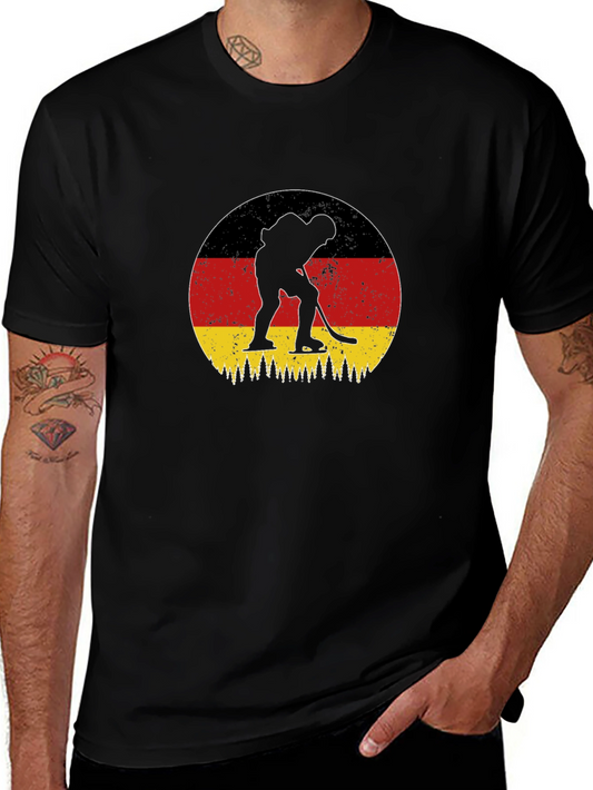 Germany Hockey T-Shirt - Retro Style