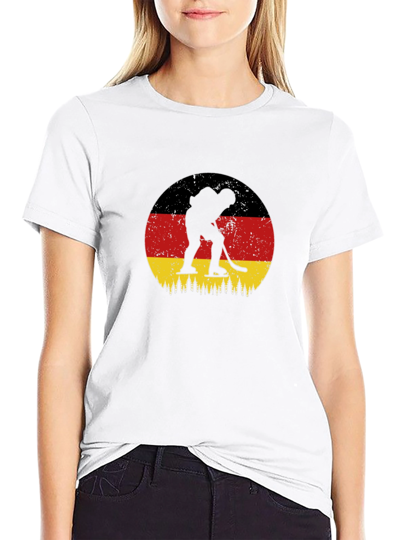 Germany Hockey T-Shirt - Retro Style