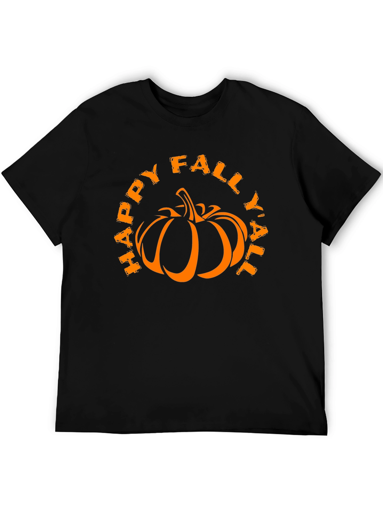 Happy Fall Yall Pumpkin Graphic T-Shirt