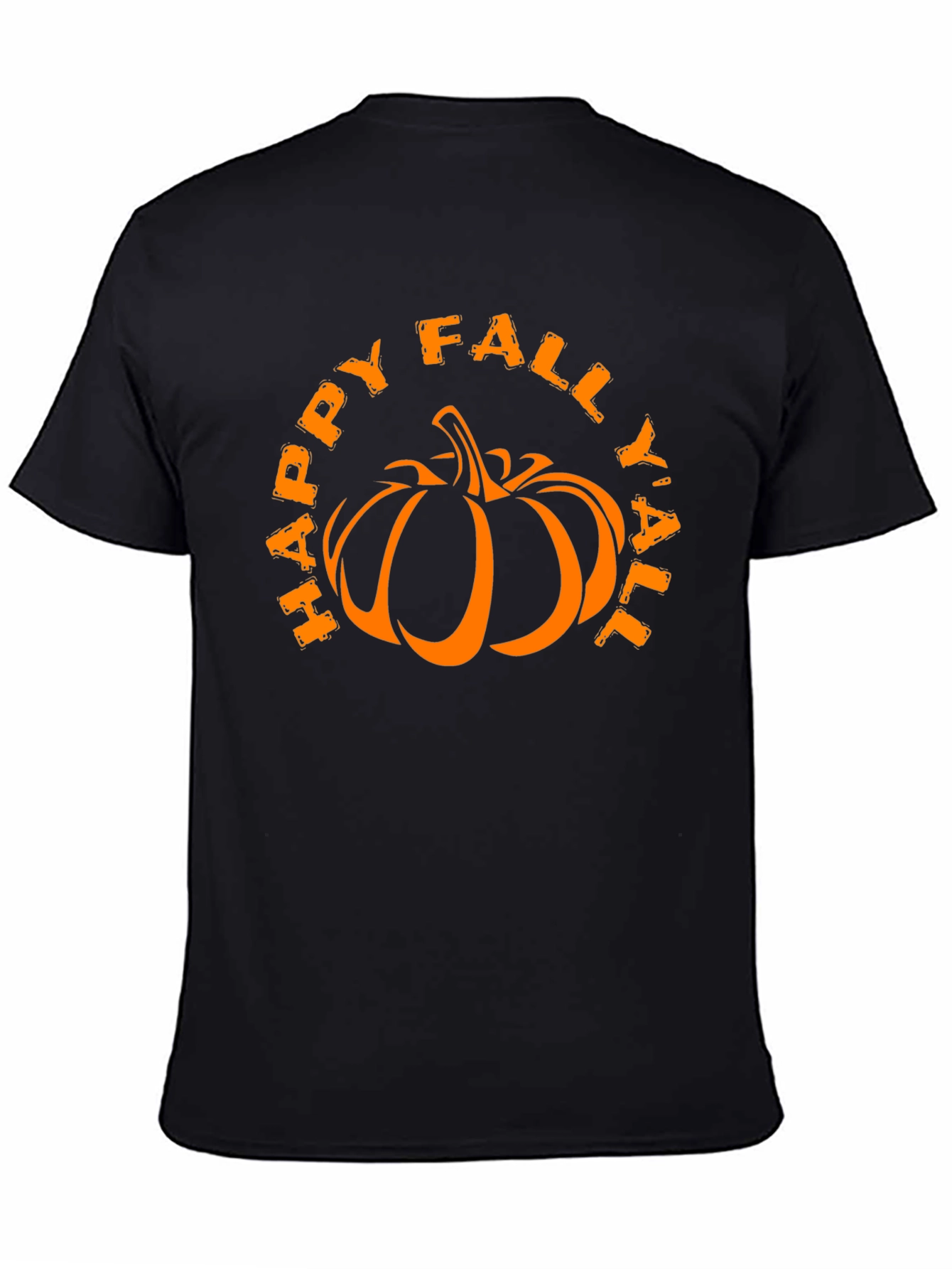Happy Fall Yall Pumpkin Graphic T-Shirt