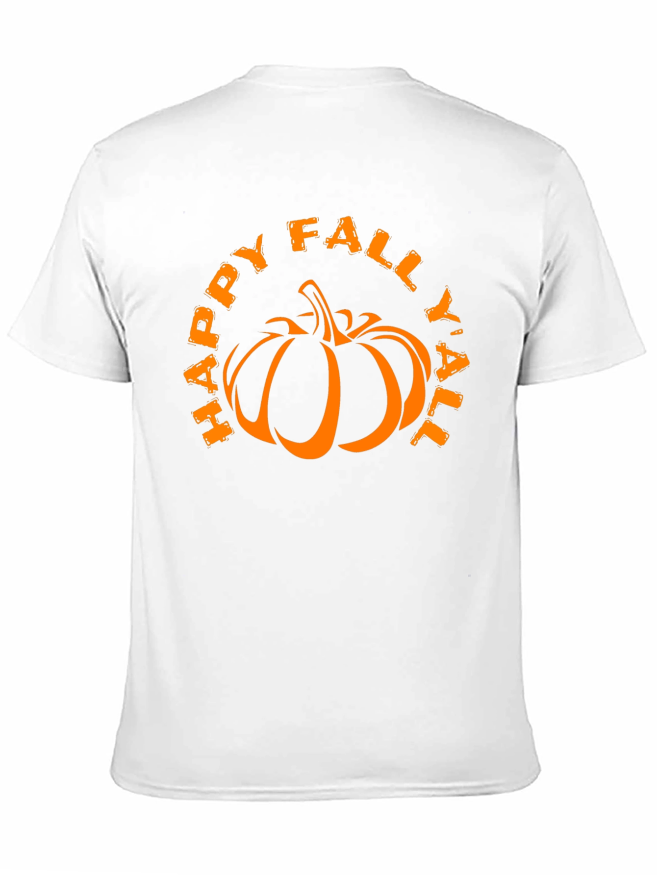 Happy Fall Yall Pumpkin Graphic T-Shirt