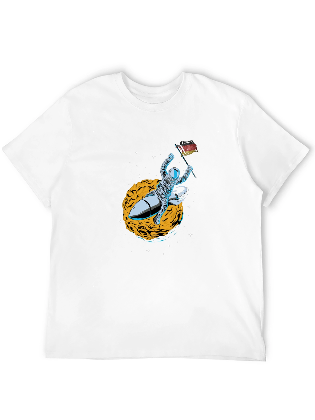 Astronaut Rocket Ride T-Shirt - Space Adventure Tee