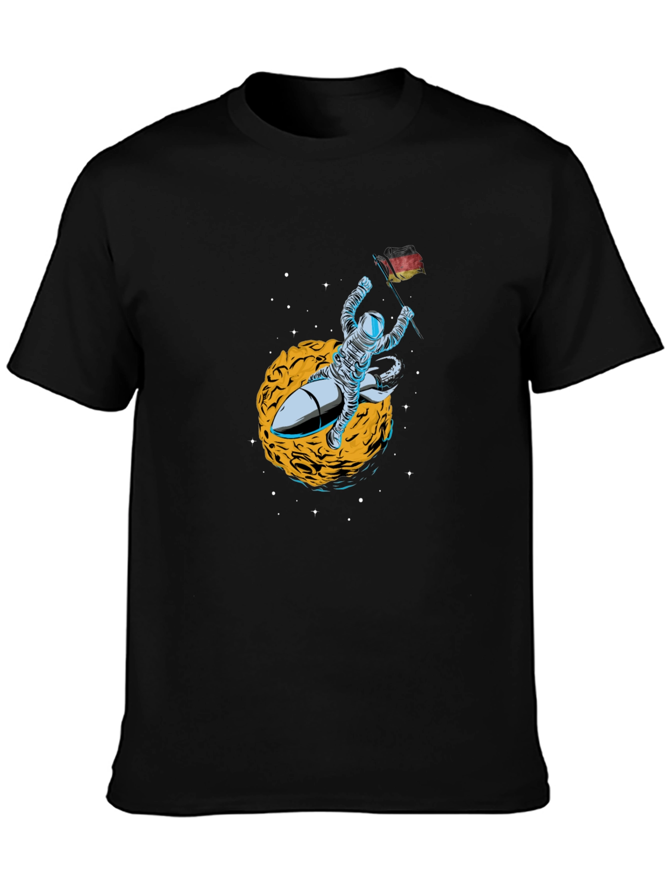 Astronaut Rocket Ride T-Shirt - Space Adventure Tee