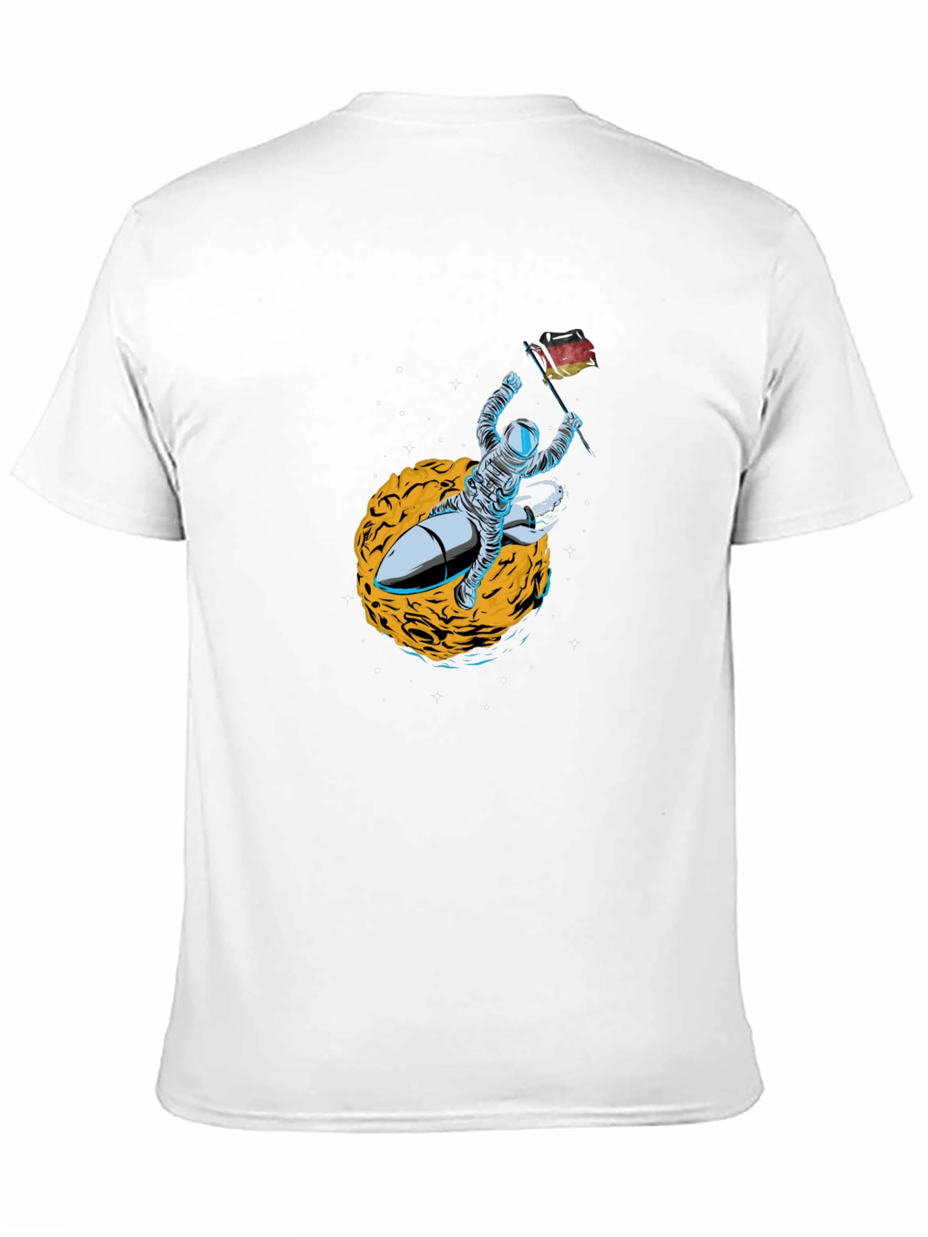 Astronaut Rocket Ride T-Shirt - Space Adventure Tee