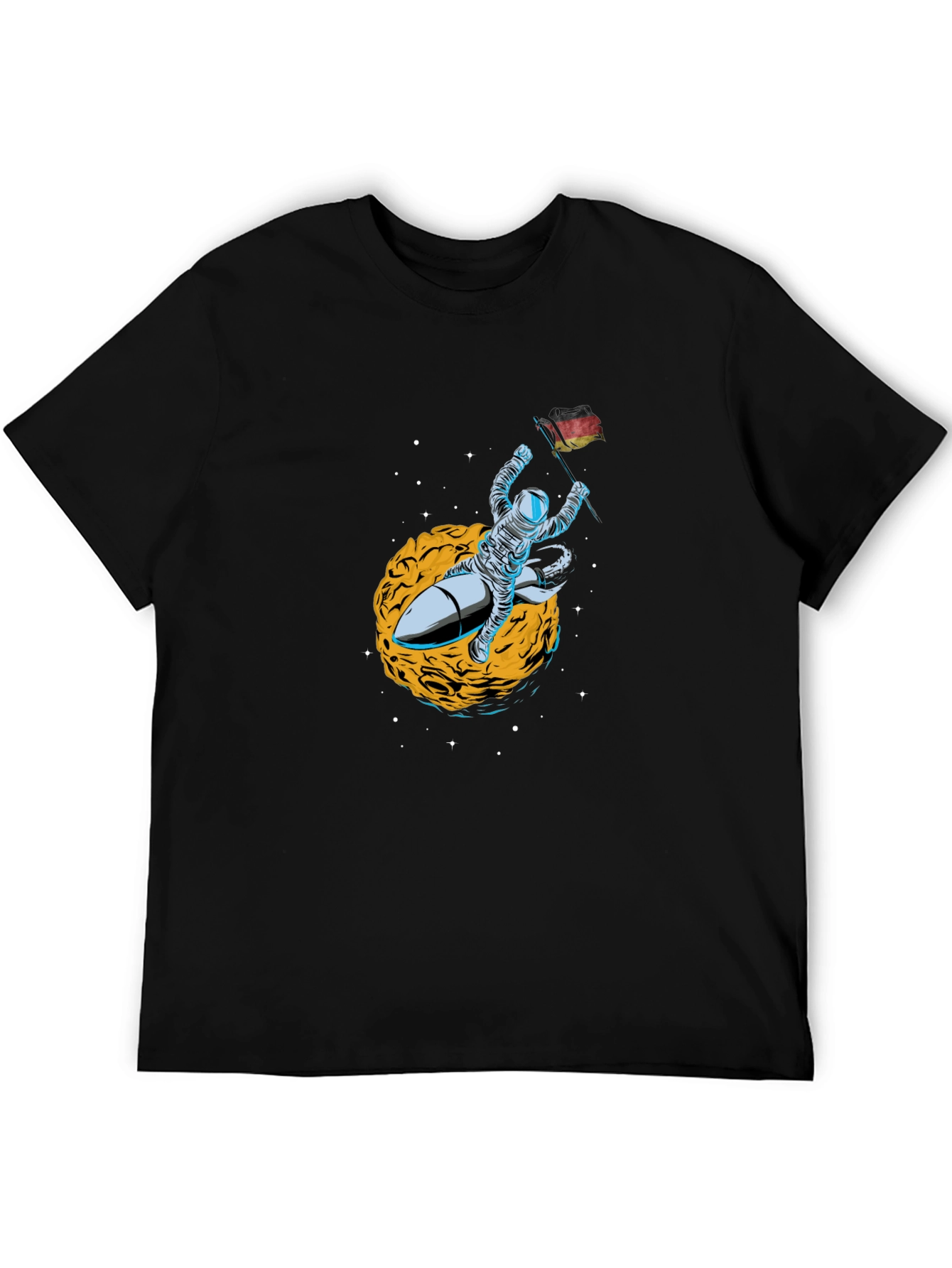 Astronaut Rocket Ride T-Shirt - Space Adventure Tee