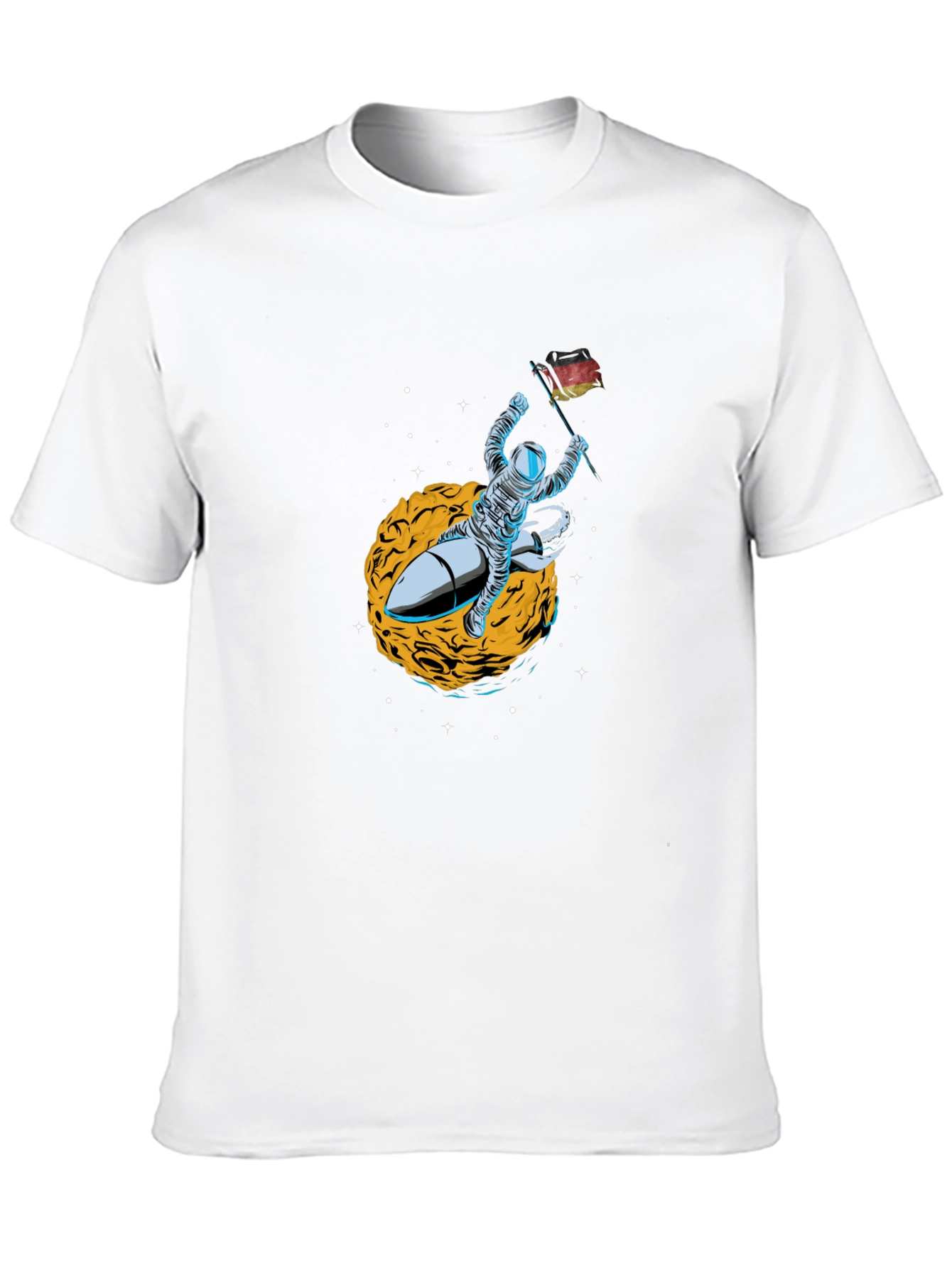 Astronaut Rocket Ride T-Shirt - Space Adventure Tee