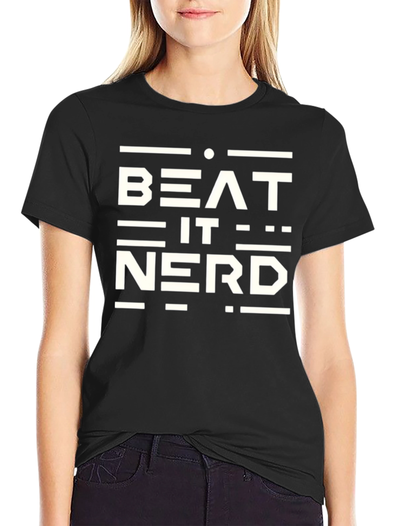 Beat It Nerd T-Shirt - Cool Graphic Tee