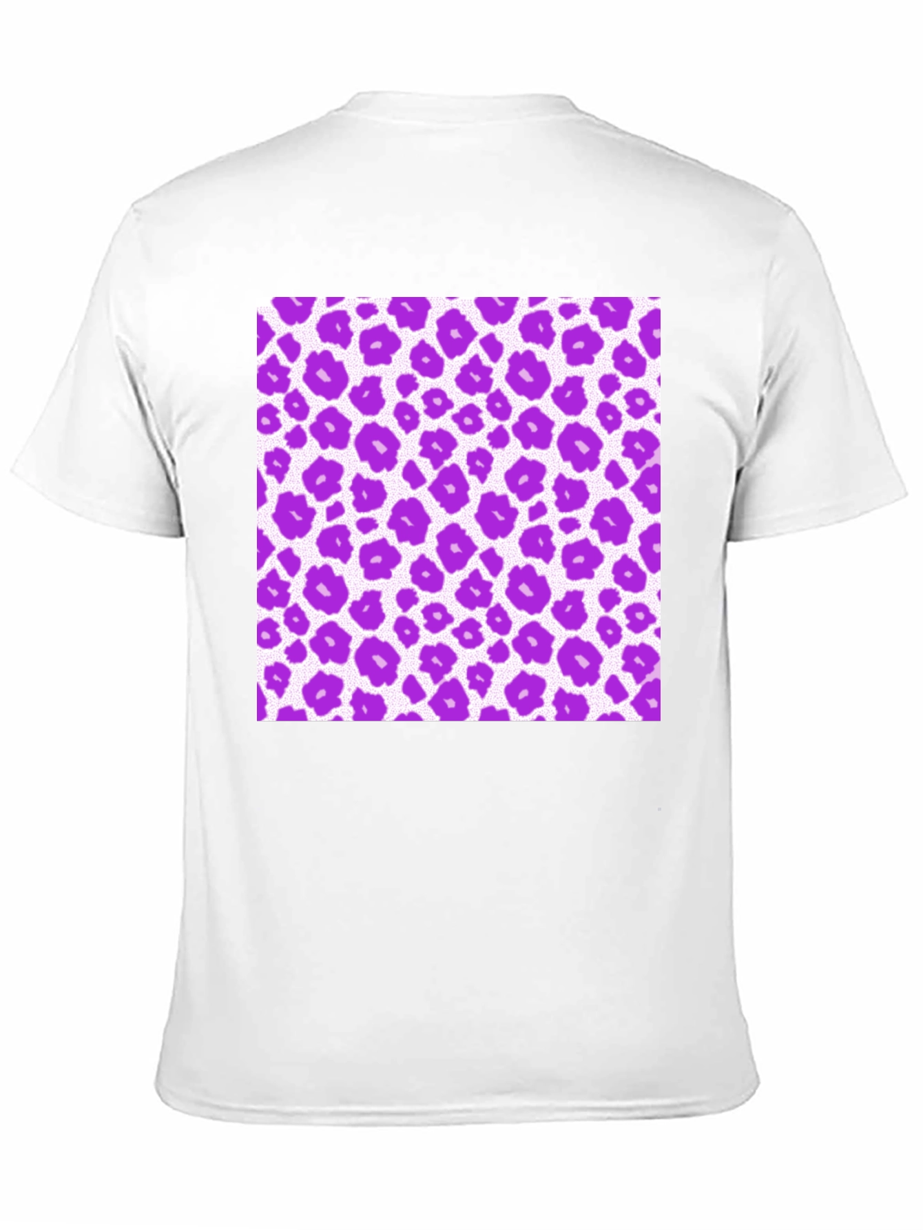 Purple Leopard Print Tee - Stylish & Unique Design