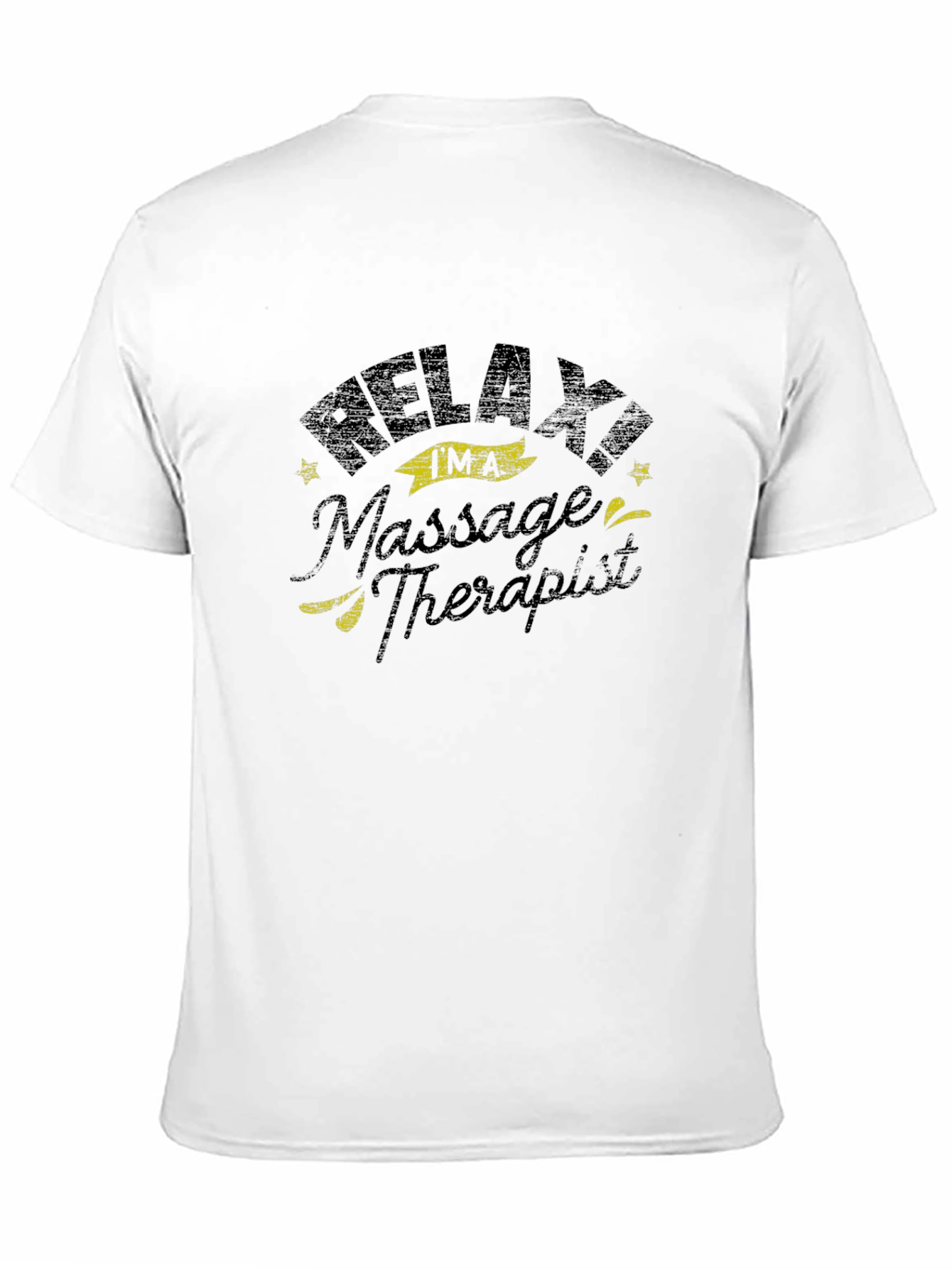 Relax Im A Massage Therapist Black T-Shirt