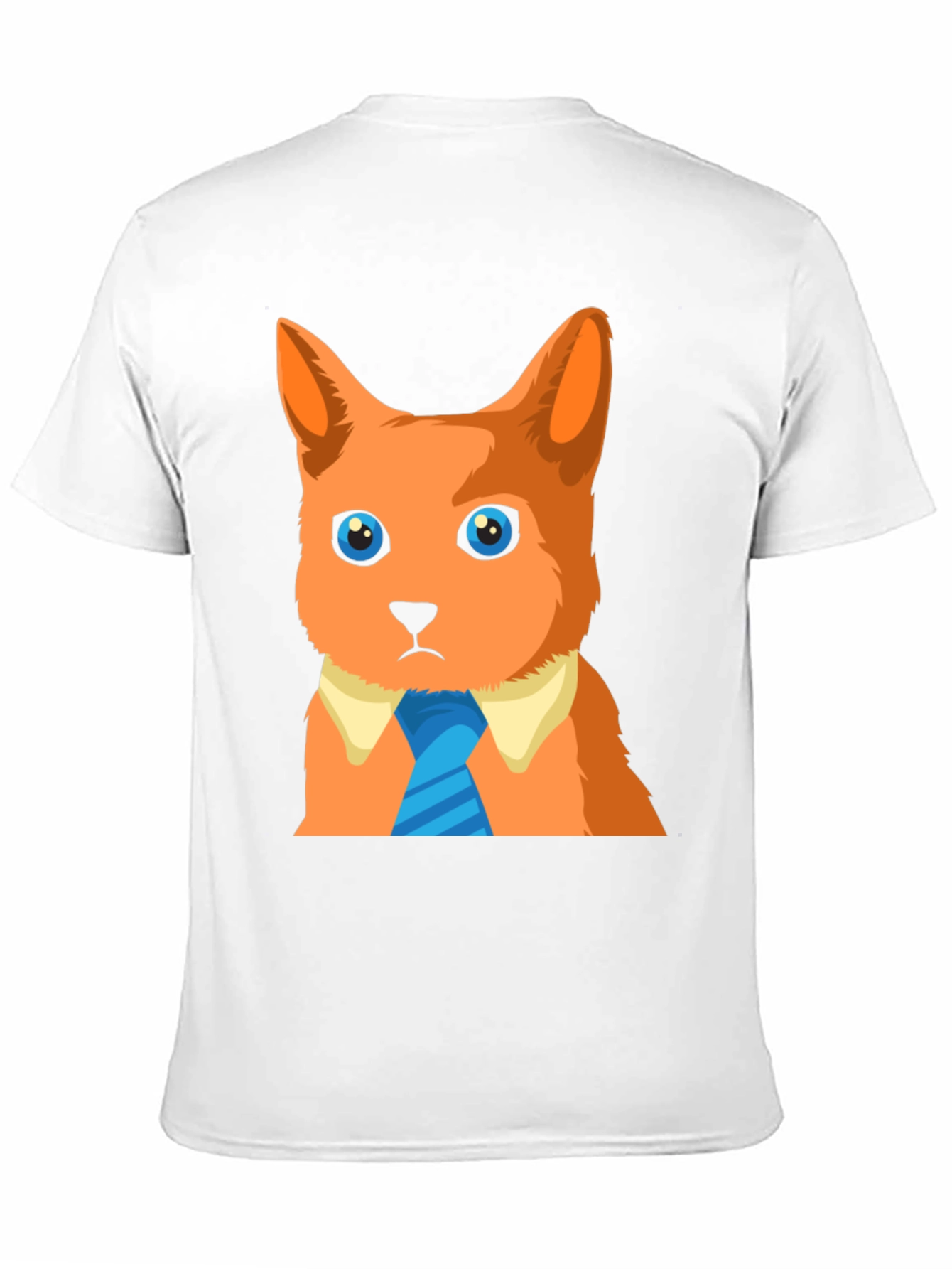 Cartoon Cat T-Shirt - Business Casual