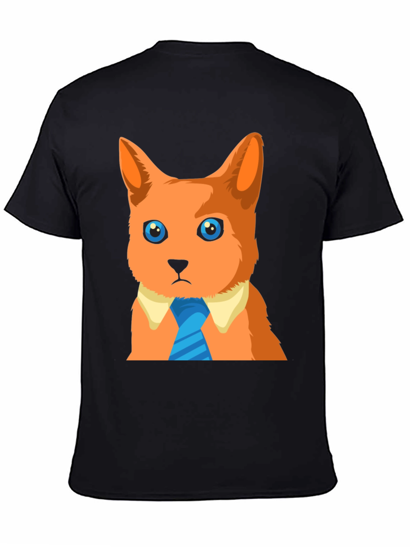 Cartoon Cat T-Shirt - Business Casual
