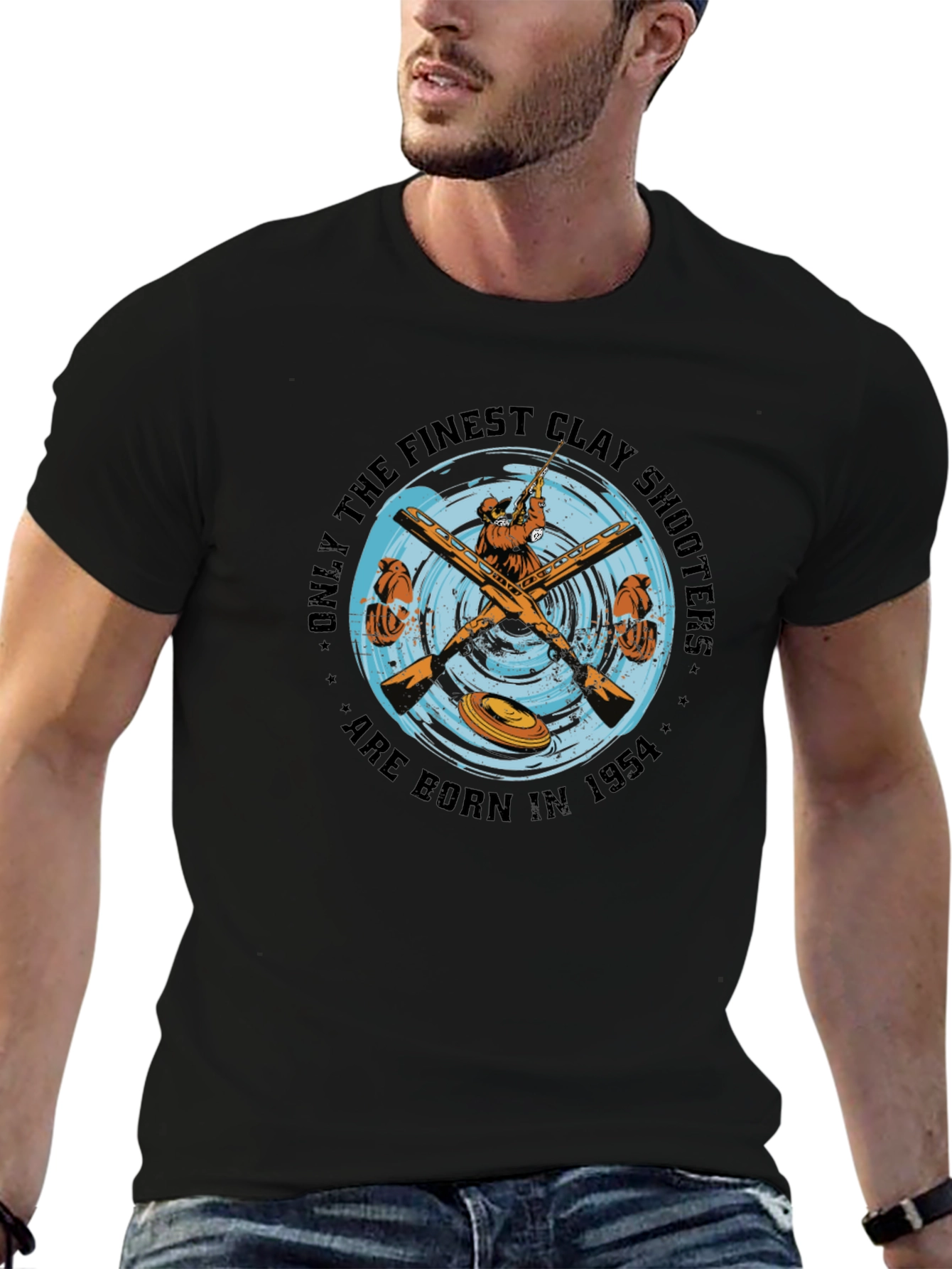 Finest Clay Shooters 1954 Black Graphic T-Shirt