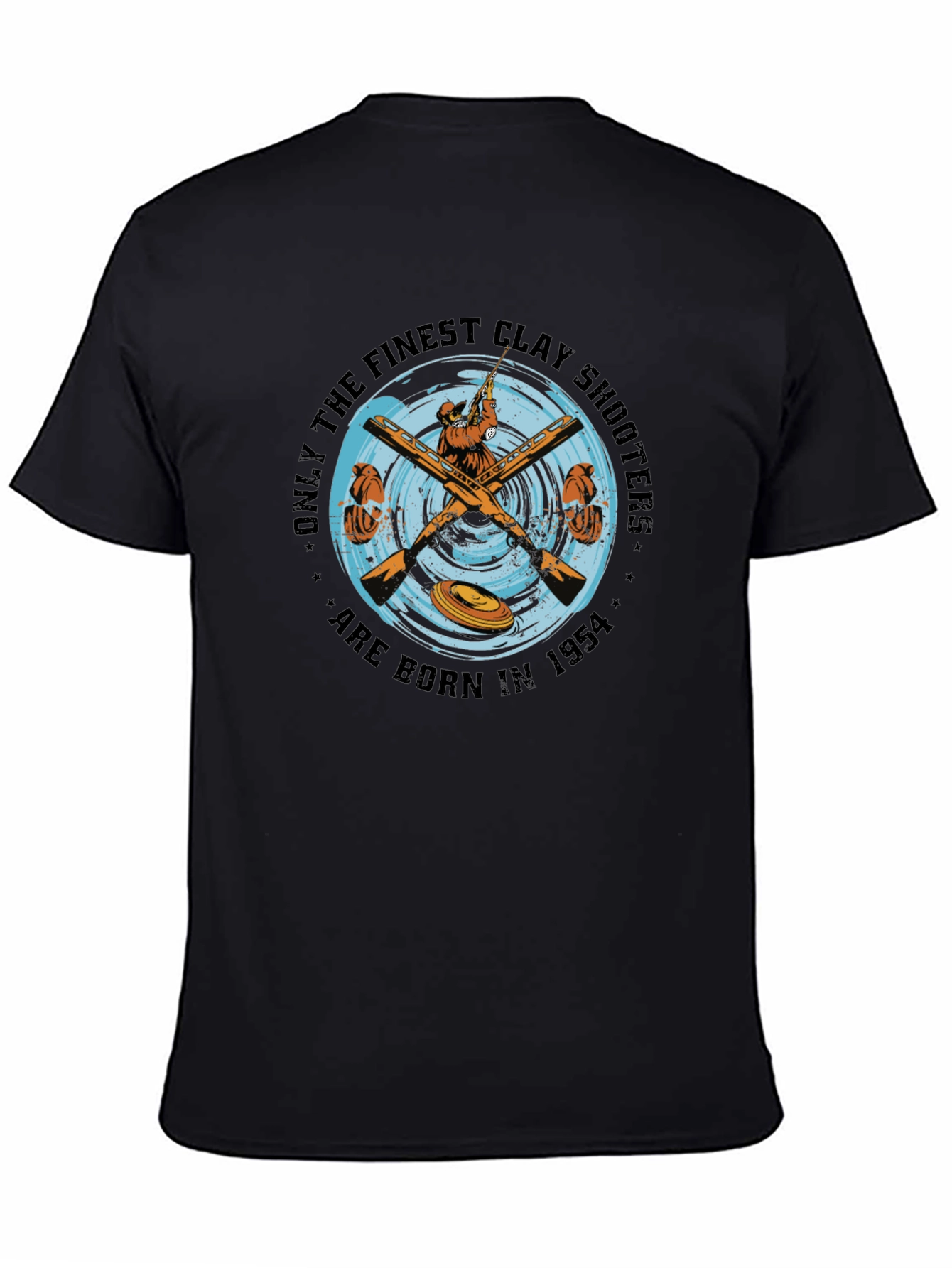 Finest Clay Shooters 1954 Black Graphic T-Shirt