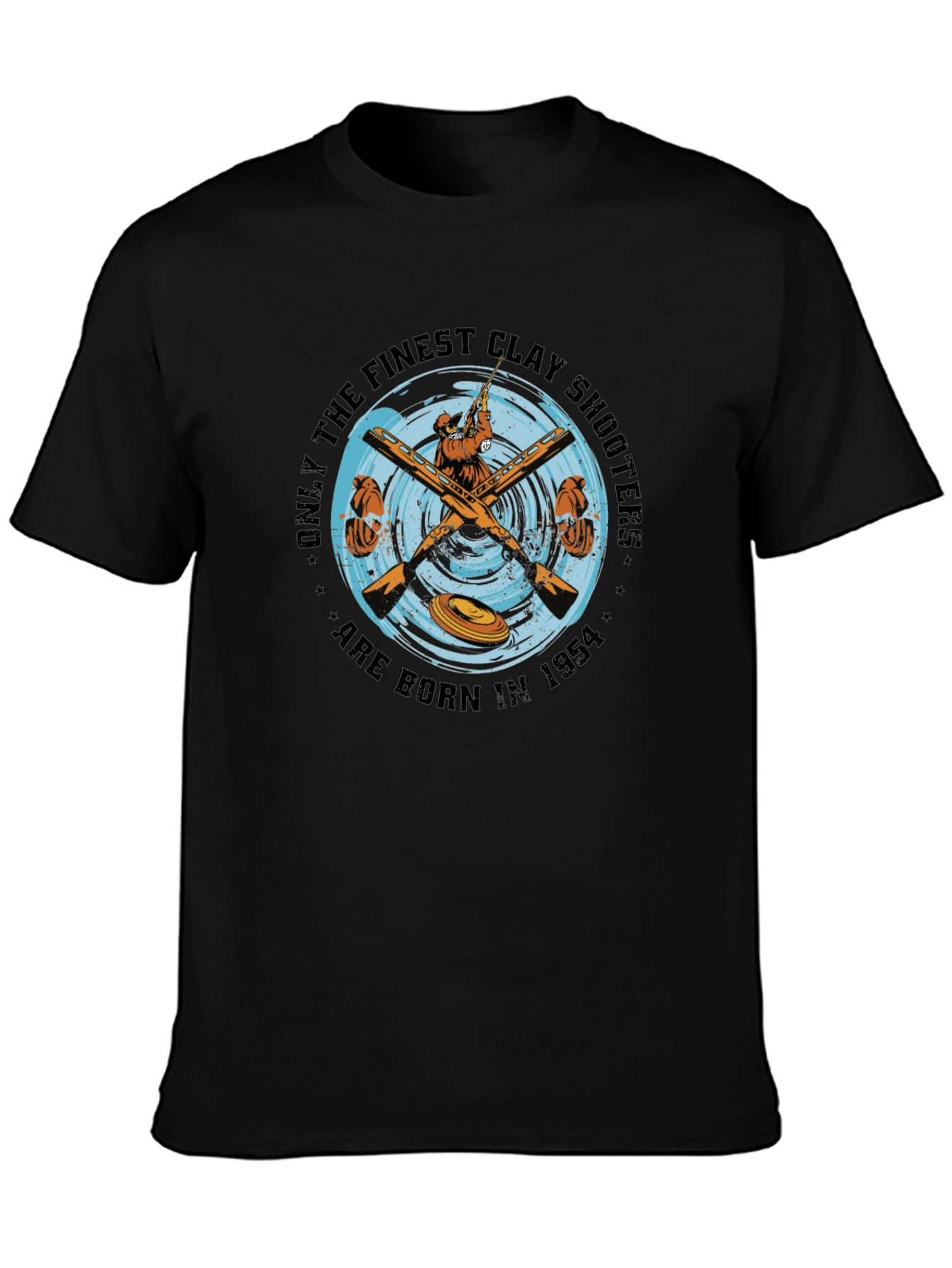 Finest Clay Shooters 1954 Black Graphic T-Shirt