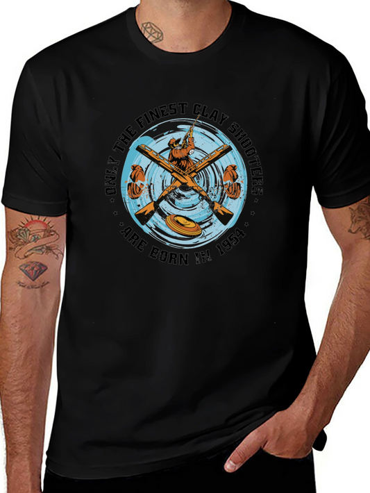 Finest Clay Shooters 1954 Black Graphic T-Shirt