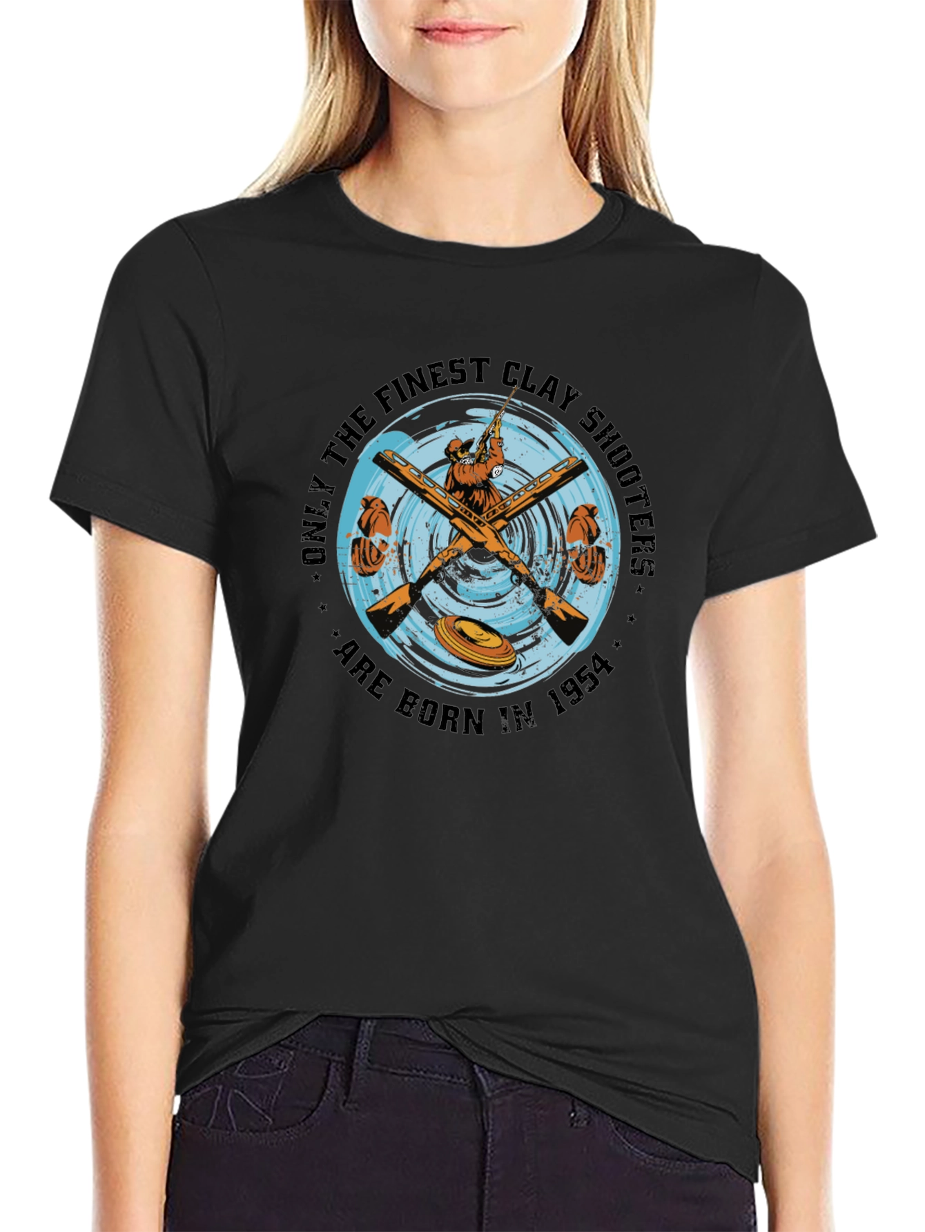 Finest Clay Shooters 1954 Black Graphic T-Shirt