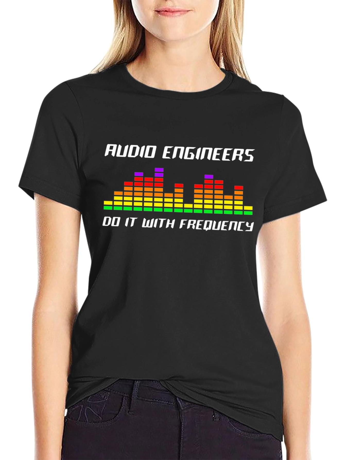 Audio Engineer Frequency Graphic T-Shirt