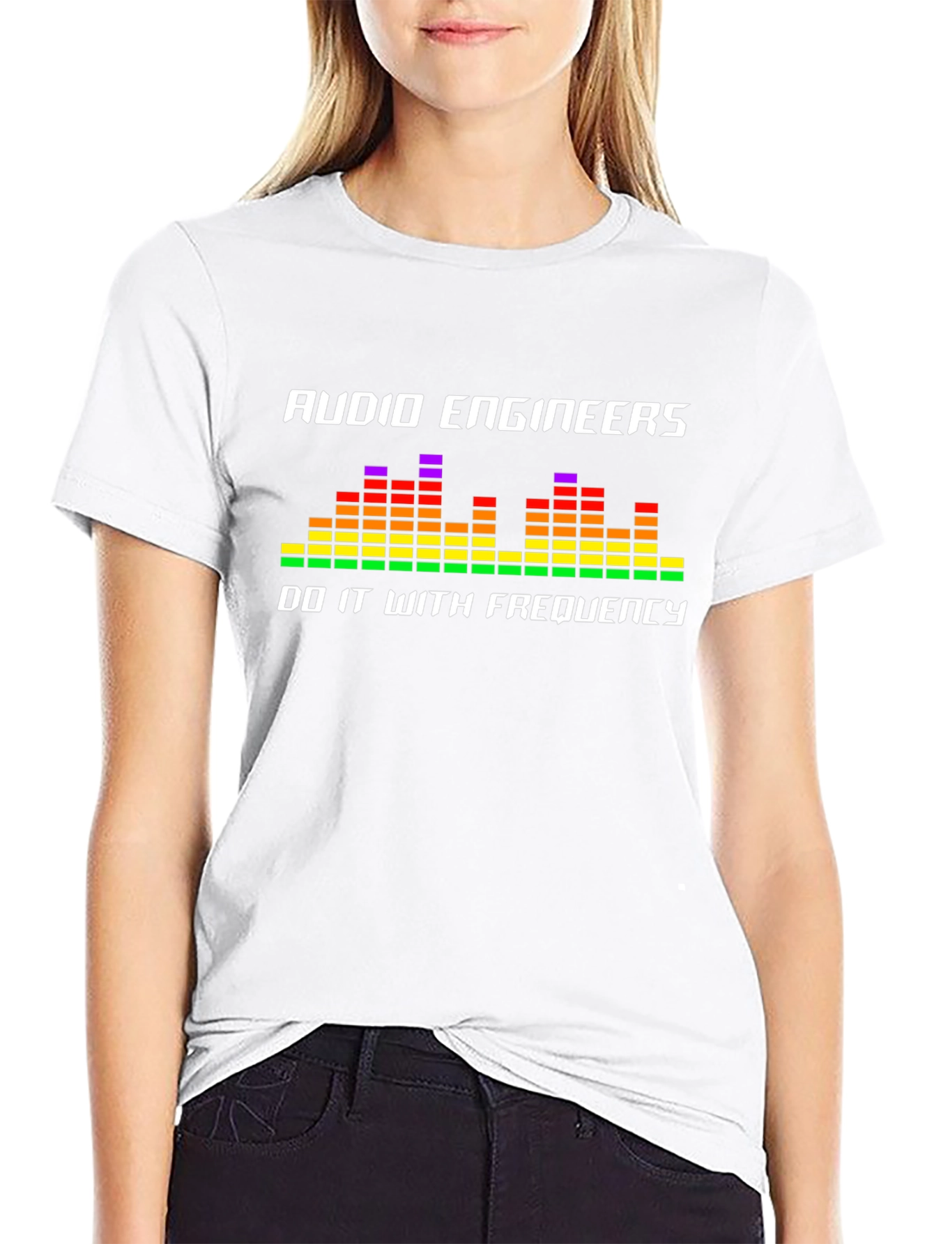 Audio Engineer Frequency Graphic T-Shirt