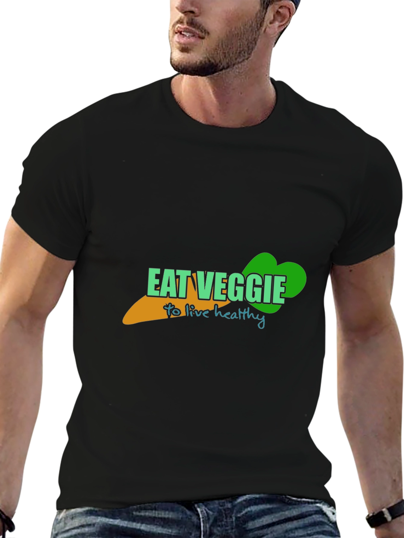 Eat Veggie T-Shirt - Healthy Lifestyle Tee